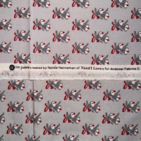 Christmas Jingle Bells | Renee Nanneman of Need'l Love | Andover Fabrics | 1 YD - Picture 5 of 6